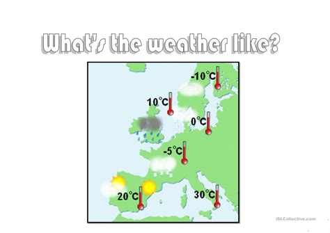 Uk Weather Report Worksheet - Free Esl Printable Worksheets Made - Free ...