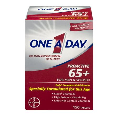 One A Day Multivitamin Proactive 60+ For Men & Women Tablets - 150 CT | Shop Your Way: Online ...