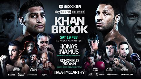 Amir Khan vs Kell Brook - Public Events Schedule - BOXXER