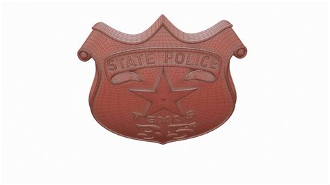 ArtStation - Old Texas Police badge | Resources