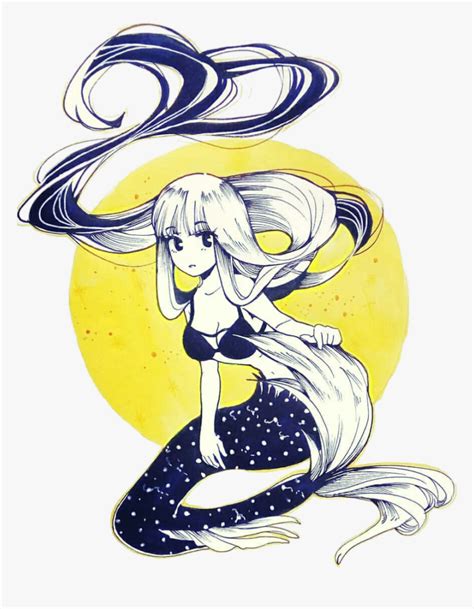 #mermaid #mermaidgirl #girl #anime #drawing #art #cute - Anime Mermaid ...