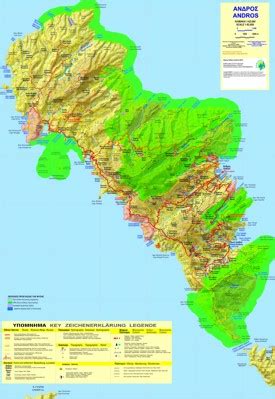 Andros Maps | Greece | Maps of Andros Island