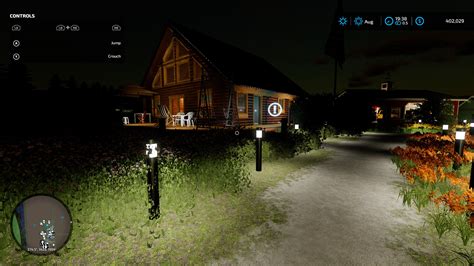 Michigan Farms Map is beautiful at night. : r/farmingsimulator