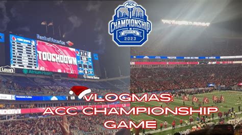 Vlogmas: ACC Championship Game 2023 LOUISVILLE VS FSU - YouTube