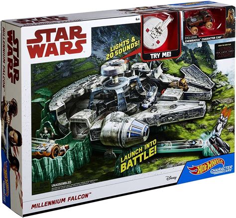 Hot Wheels Star Wars Millennium Falcon Playset DWM85 | You Are My Everything (Yame Inc.)