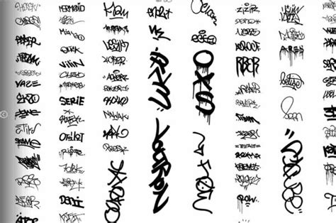 Grafiti New Most: Graffiti Tags DesignAlphabet Letters On Paper