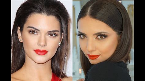 Kendall Jenner Red Lipstick Makeup | Lipstutorial.org