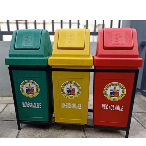 Waste Segregation Bins Color Coding