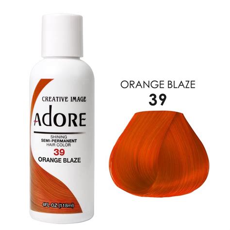 ADORE 39 ORANGE BLAZE SHINING SEMI-PERMANENT