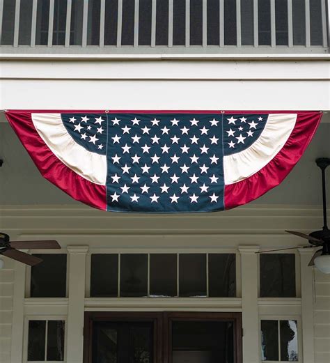 Extra Large Half-Round Vintage Patriotic Bunting | Garden Flags | Patriotic bunting, Patriotic ...