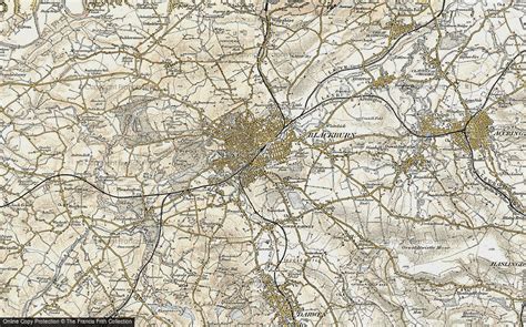 Historic Ordnance Survey Map of Blackburn, 1903