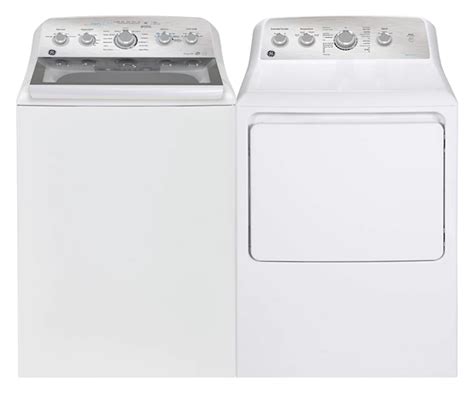 GE Top Load Washer and Electric Dryer Set in White | The Home Depot Canada