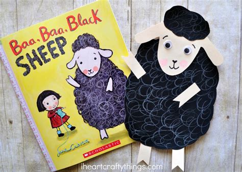 Baa Baa Black Sheep Craft - I Heart Crafty Things