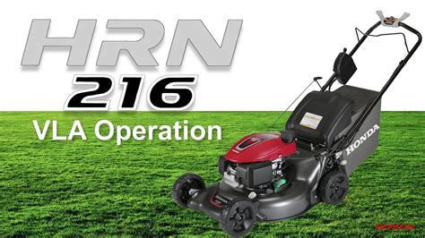 Honda HRN216 VLA Lawn Mower Operation - YouTube