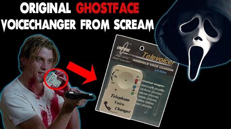 Original Ghostface Voicechanger from Scream and more! - YouTube