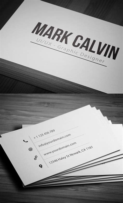 Business Cards Design: 50+ Amazing Examples to Inspire You - 31 | Graphic design business card ...