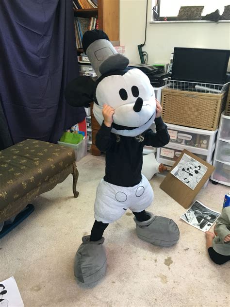 Steamboat willie, Mickey Mouse, costume, Halloween, award winning, diy ...