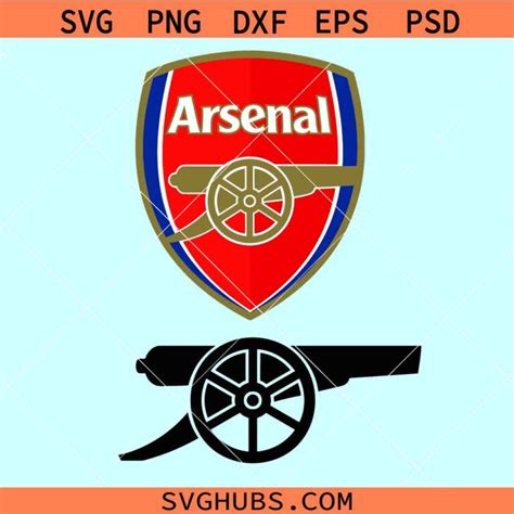 Arsenal Football Team Logo Svg, Soccer Logo Svg, Arsenal Logo SVG