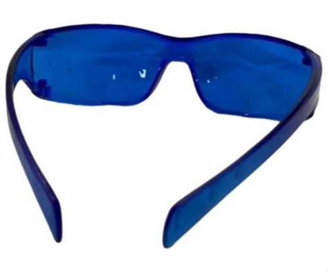 Polycarbonate Blue Safety Blue Goggles, Frame Type: Plastic at Rs 50 in ...