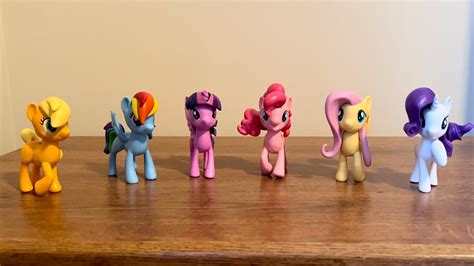 My Little Pony Toys Meet The Mane 6 REVIEW - YouTube