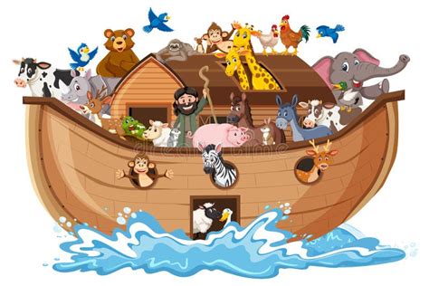 Noah's Ark Cartoon Stock Illustrations – 224 Noah's Ark Cartoon Stock ...