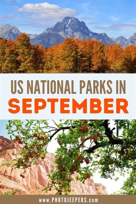 √ Best National Parks To Visit In September