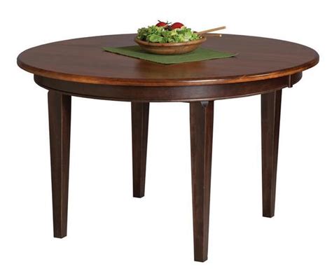 48" Round Emerado Solid Wood Leg Dining Table from DutchCrafters