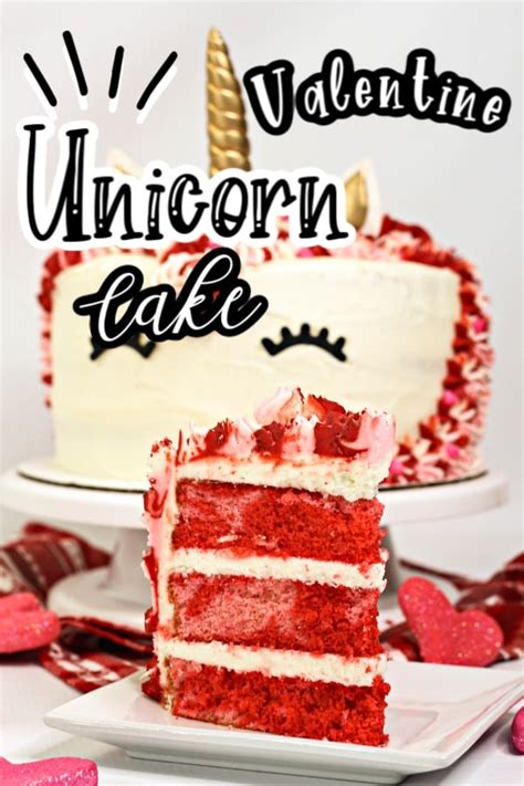 How to Make A Valentine Unicorn Cake – Simplistically Living