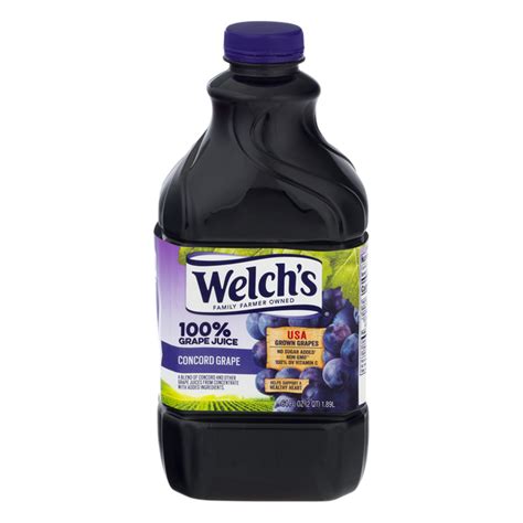 Save on Welch's 100% Grape Juice Concord Grape No Sugar Added Order Online Delivery | Giant