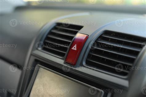 Closeup emergency stop button in car 7436802 Stock Photo at Vecteezy