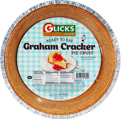 Glicks Graham Cracker Pie Crust - Kayco