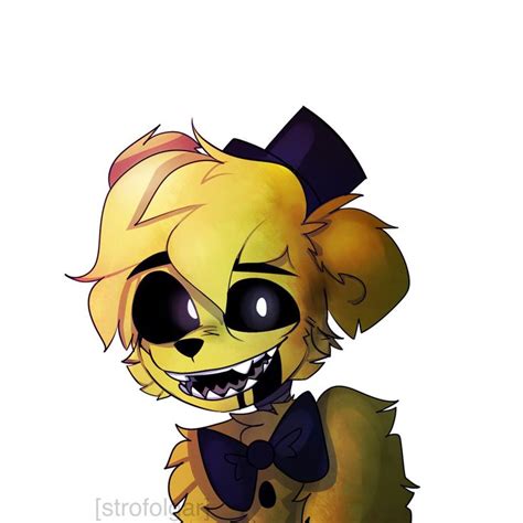 FNAF Golden Freddy | Fnaf drawings, Fnaf golden freddy, Characters inspiration drawing