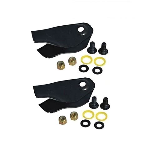 4x Blades & Bolts for 18" Victa Catch and Mulch Mowers from 1998 CA09434S