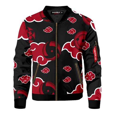 Naruto Jackets - Anime Akatsuki Sharingan Bomber Jacket | Anime Jacket