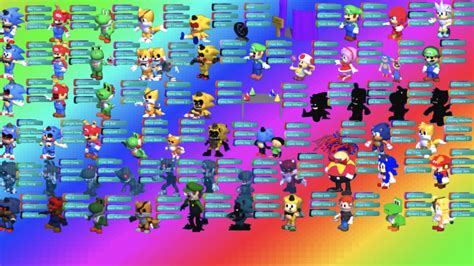 Five Nights At Sonics World 3D All Characters by cheeseboss13 on DeviantArt