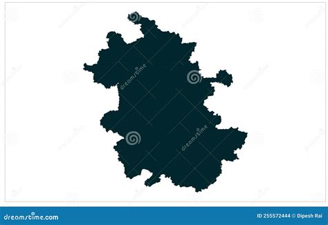 Anhui Province Vector Map Illustration Stock Vector - Illustration of travel, vector: 255572444