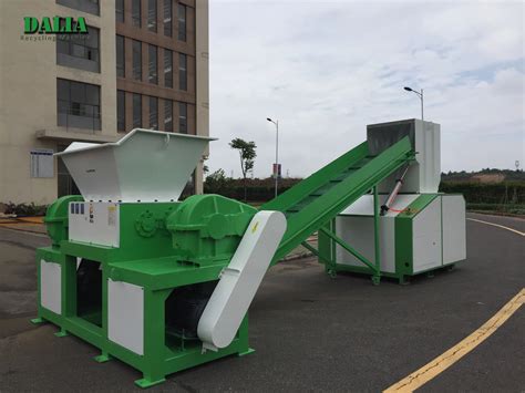 Waste ABS Plastic Shredder Machine 2 Motors Industrial Shredder Machine