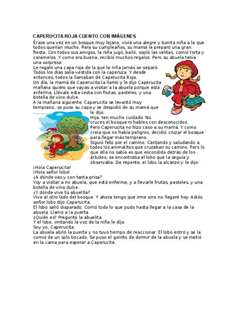 38+ Cuento De Caperucita Roja Completo Pdf Image - Semana