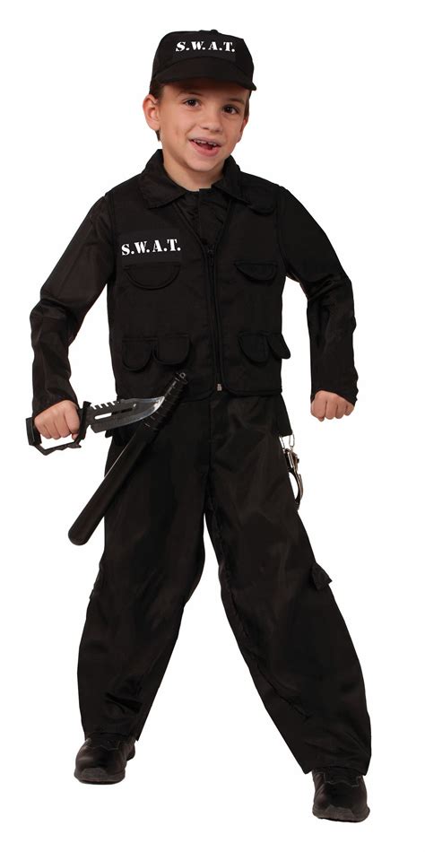 Kids Boys SWAT Police Costume | $33.99 | The Costume Land