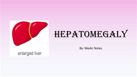 Hepatomegaly - causes, pathophysiology - YouTube