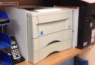 office space printer | GIF | PrimoGIF