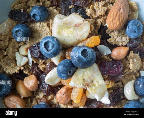 Healthy breakfast cereal Stock Photo - Alamy