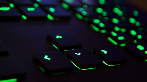 Online crop | HD wallpaper: close view of black mechanical keyboard, gamer, computer, technology ...