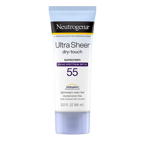 Neutrogena Ultra Sheer Dry Touch Sunscreen SPF 55, 88 Ml