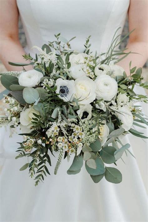 20 Best Greenery Wedding Bouquets in 2020 (With images) | Greenery ...