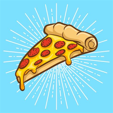 Premium Vector | Pizza illustration