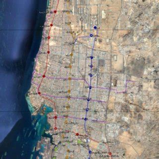 The Riyadh Metro map consists of six main lines with 176 km in length ...