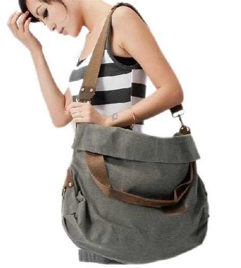 Shoulder bag men, canvas messenger bag women - YEPBAG