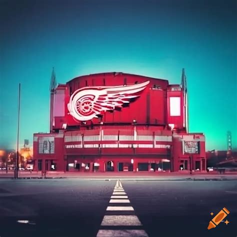 Detroit red wings stadium on Craiyon