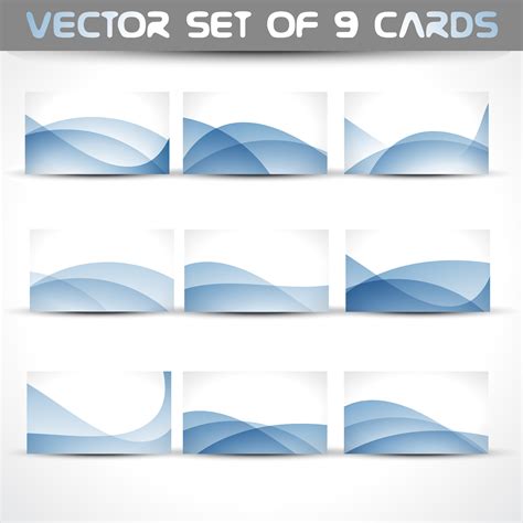 vector set of business cards 220224 Vector Art at Vecteezy